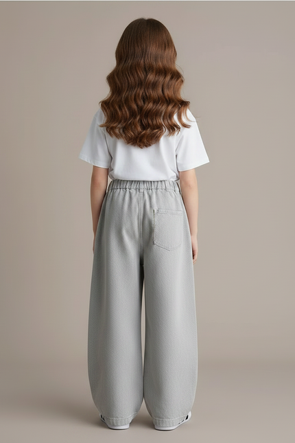 Pantalon Gris 0199 - Jean - vue 2