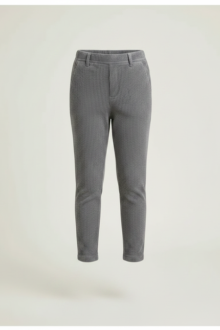 Pantalon Gris Fille - Cordé - vue 3