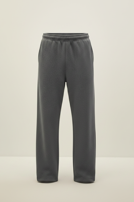 Pantalon Gris Sport Ample Décontracté Homme - Molleton - vue 3
