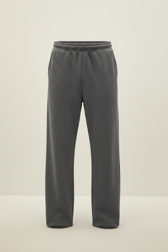 Pantalon Gris Sport Ample Décontracté Homme - Molleton - vue 3