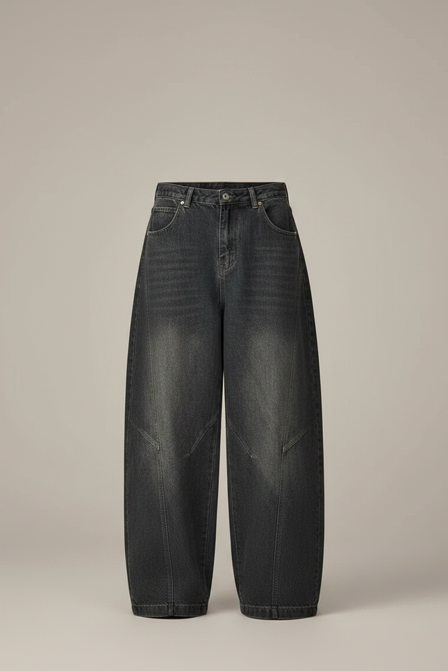 Pantalon Gris Ample Décontracté Urbain Enfant - Jean - vue 3