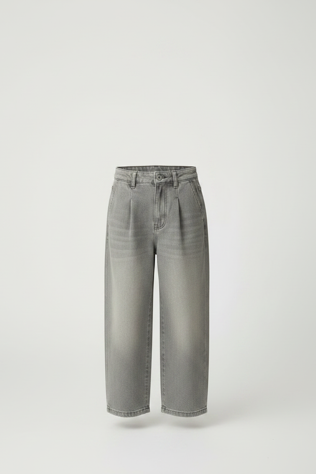 Pantalon Gris Ample Décontracté Enfant Garçon - Jean - vue 3