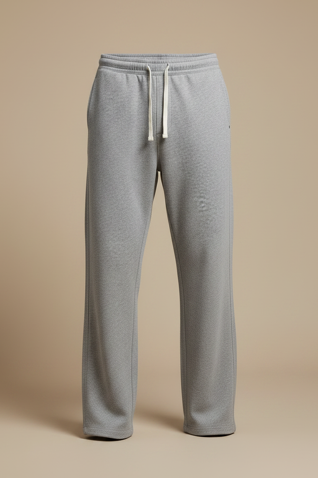Pantalon Gris, Homme, Molletonné, Ample, Confortable, Décontracté - vue 3