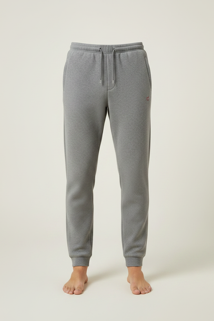 Pantalon Gris Molletonné, Décontracté, Homme, Confortable - vue 3