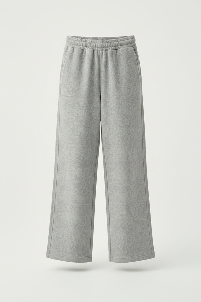 Pantalon Gris Ample Molletonné Confortable Fille - vue 3