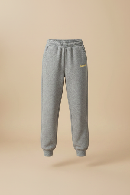 Pantalon Gris Jogging Molletonné Décontracté Enfant - vue 3