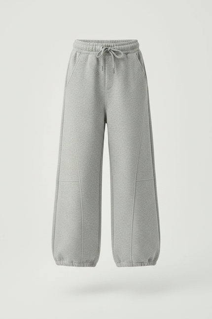 Pantalon Gris Souris - Molleton - vue 3