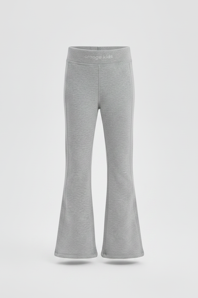 Pantalon Gris Évasé Molletonné Confortable Fille - vue 3
