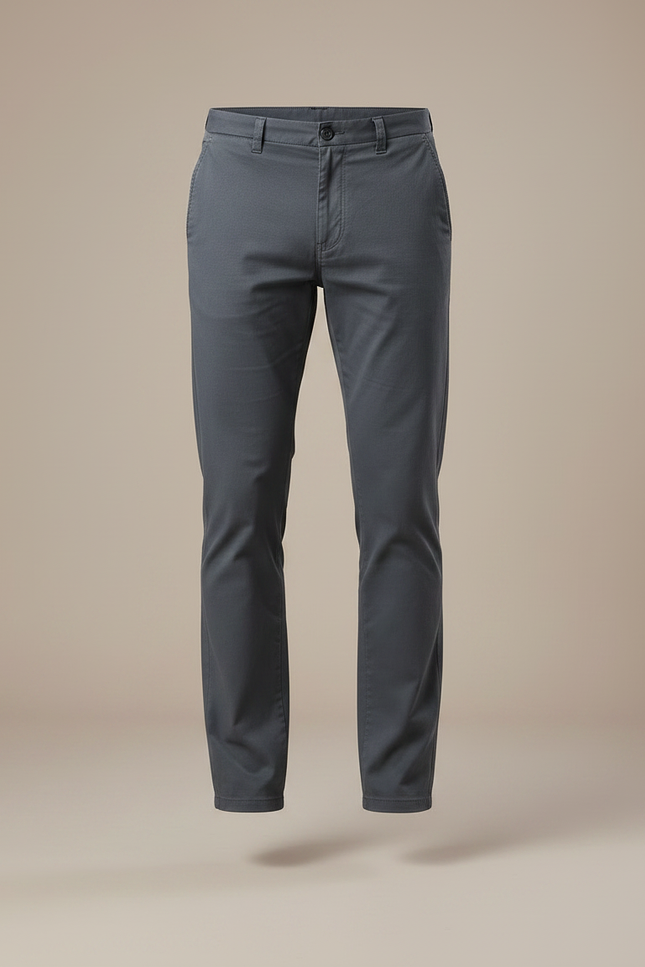 Pantalon Toile Homme Gris - vue 3