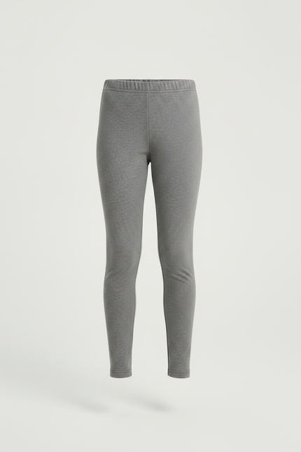 Pantalon Gris Uni Coton Slim Enfant Confortable - vue 3