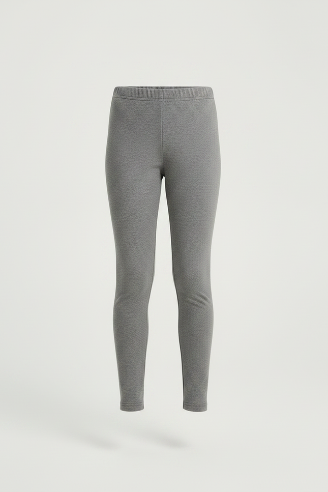 Pantalon Gris Uni Coton Slim Enfant Confortable - vue 3