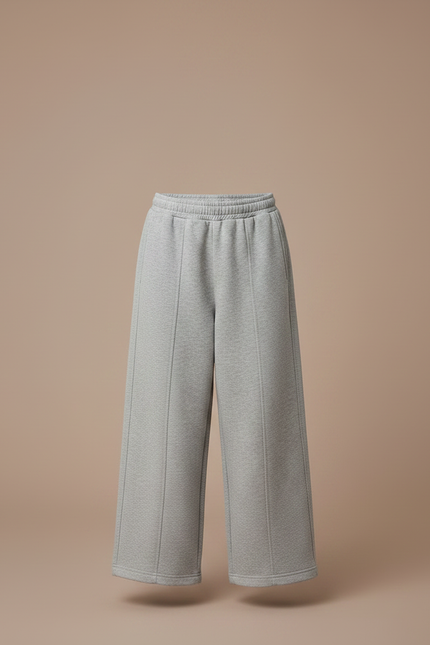 Pantalon Gris Ample Décontracté Garçon Molleton Côtelé - vue 3