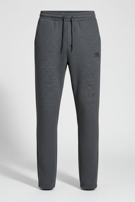 Pantalon Gris Molletonné Confortable Décontracté Homme - vue 3