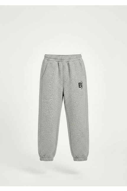 Pantalon Gris Molletonné Ample Sport Enfant - vue 3