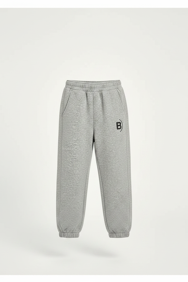 Pantalon Gris Molletonné Ample Sport Enfant - vue 3