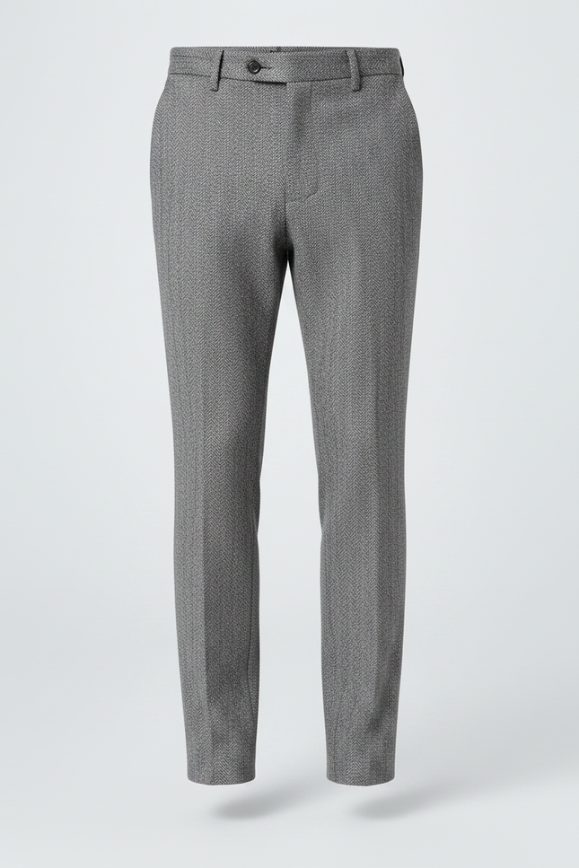 Pantalon Gris Habille Homme - Laine - vue 3