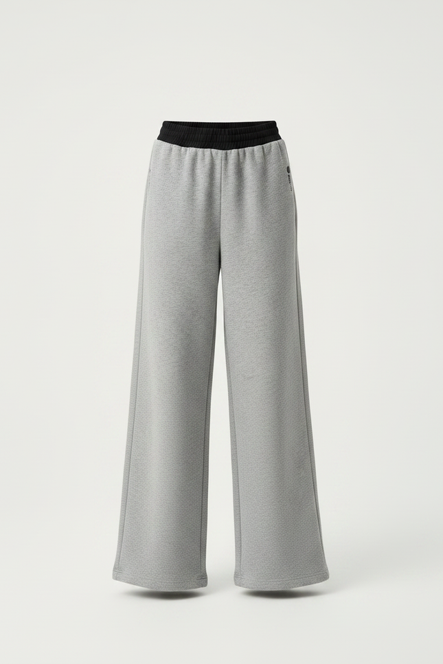 Pantalon Gris Molletonné Large Décontracté Enfant - vue 3
