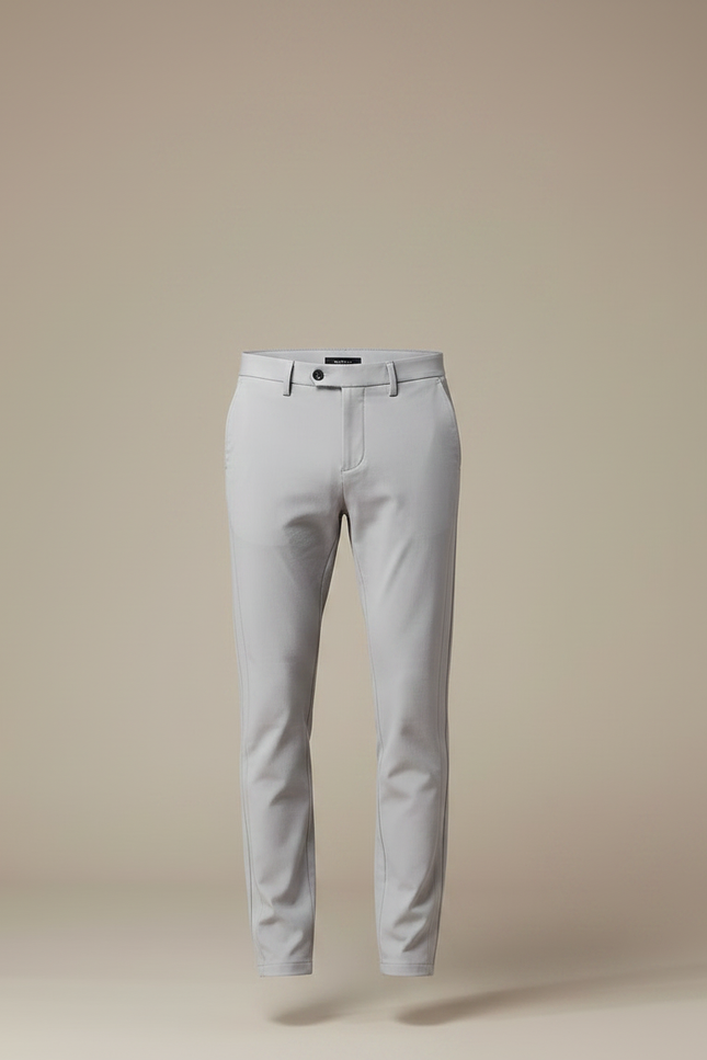 Pantalon Gris Stretch Slim Respirant Décontracté - Polyester - vue 3