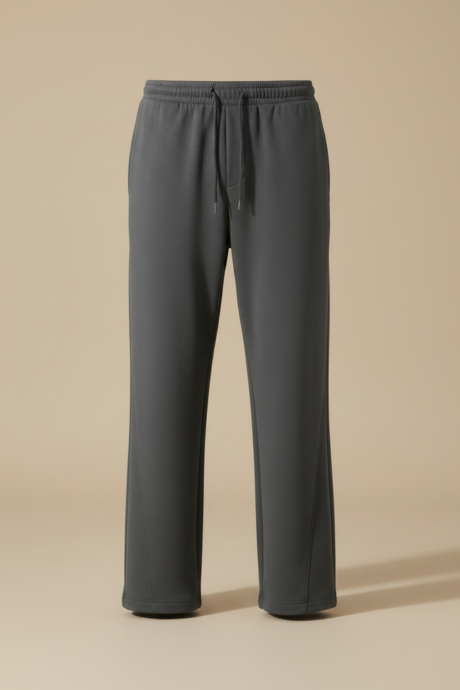 Pantalon Gris Anthracite - Molleton - vue 3