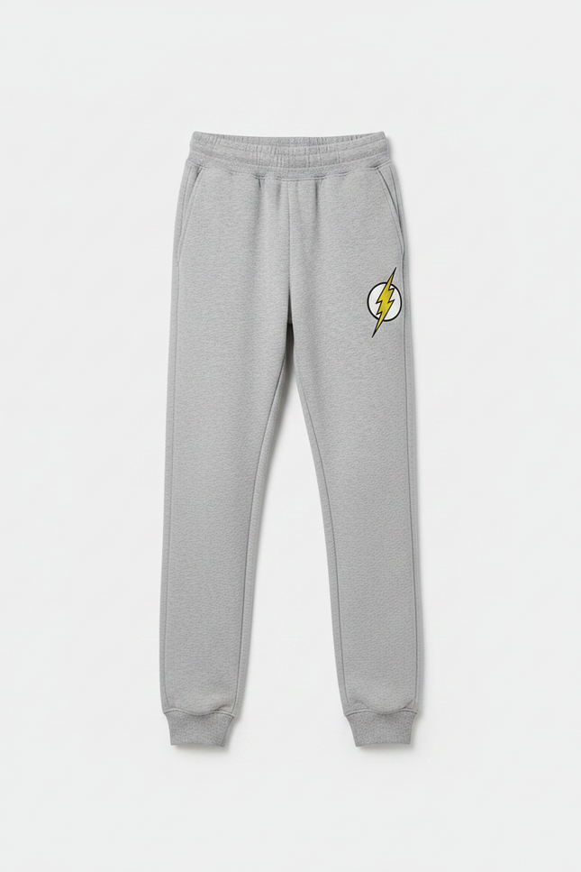 Pantalon Gris Molletonné Jogging Garçon Flash - vue 3