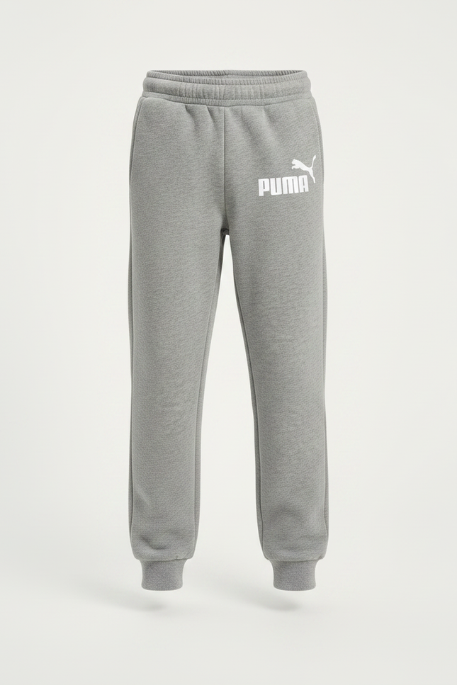 Pantalon Gris Molletonné Logo Enfant Décontracté Sport - vue 3