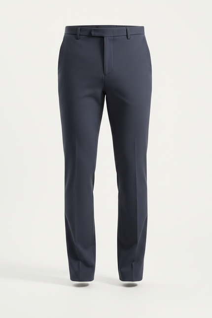 Pantalon Costume Gris Anthracite - Gabardine - vue 3
