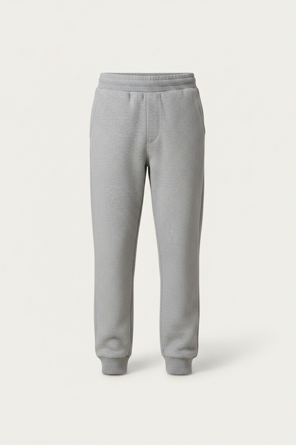 Pantalon Gris Molletonné Enfant Décontracté Doux - vue 3