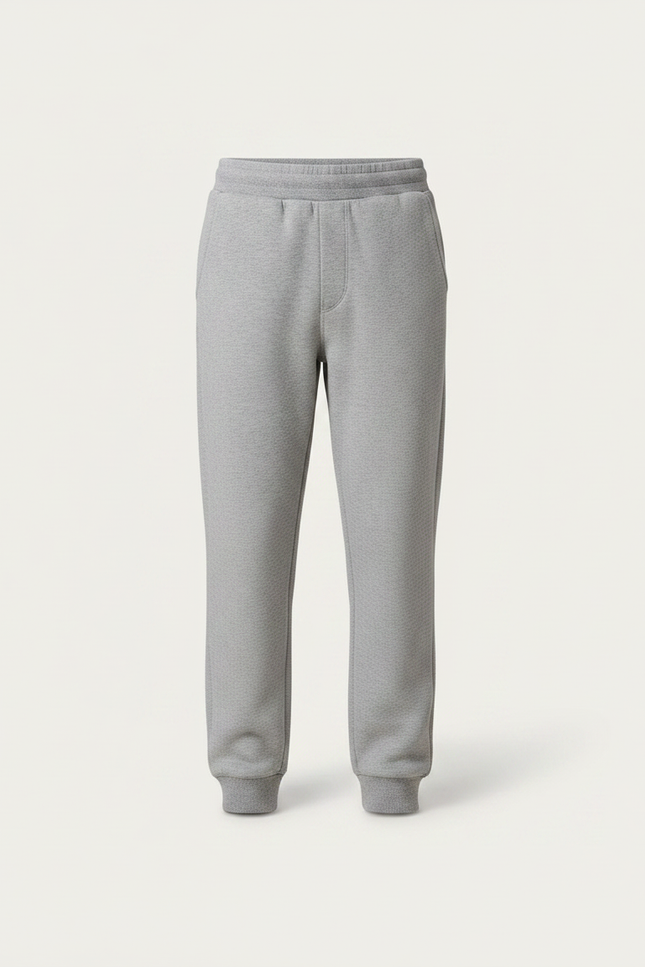 Pantalon Gris Molletonné Enfant Décontracté Doux - vue 3