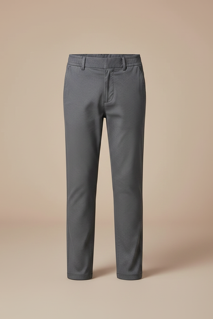 Pantalon Gris Droit Décontracté Garçon Coton - vue 3