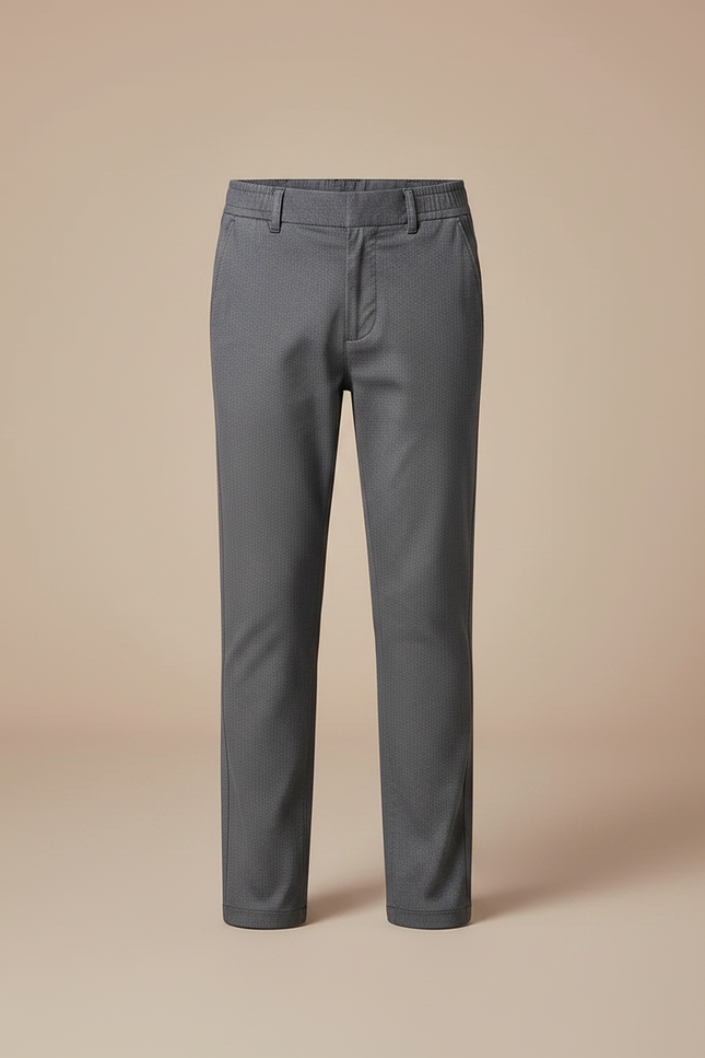 Pantalon Gris Droit Décontracté Garçon Coton - vue 3