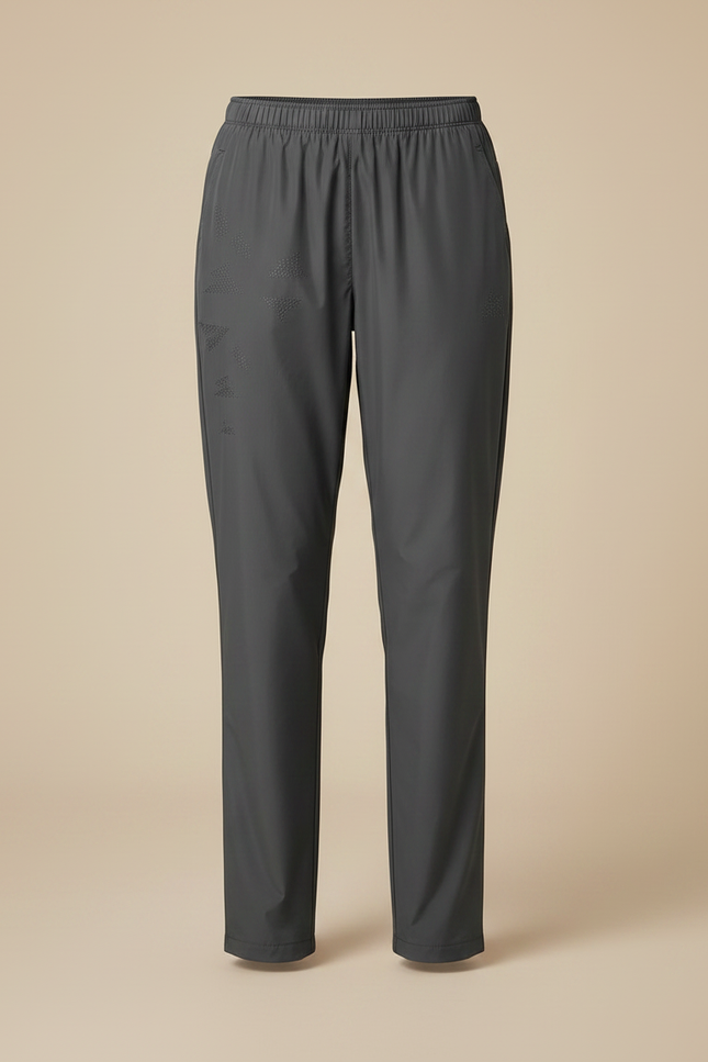 Pantalon Gris Sport Décontracté Fluide Léger Femme - Polyester - vue 3