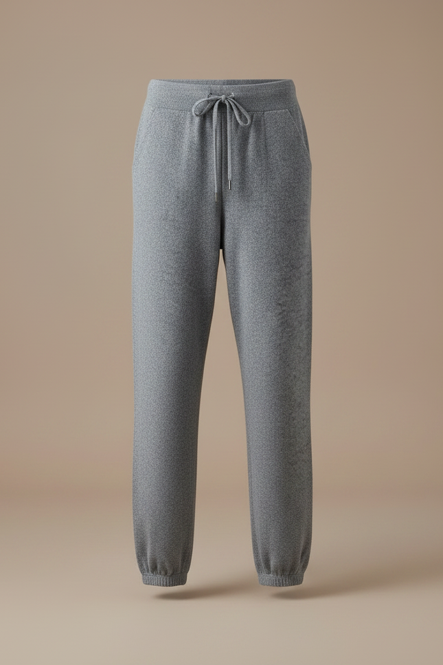 Pantalon Pyjama Gris - Molleton - vue 3