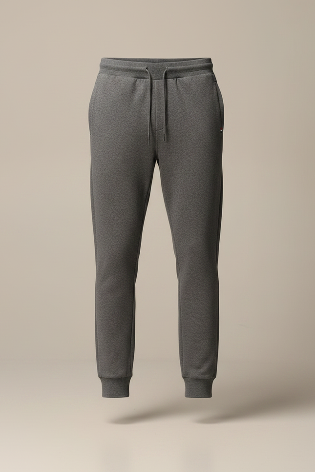 Pantalon Gris Jogging Homme Molleton Confortable Décontracté - vue 3