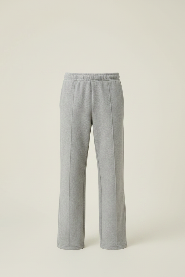 Pantalon Gris Molletonné Ample Enfant Doux - vue 3