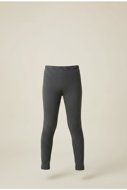 Pantalon Gris Élastique Slim Enfant Garçon Fille - Molleton - vue 3