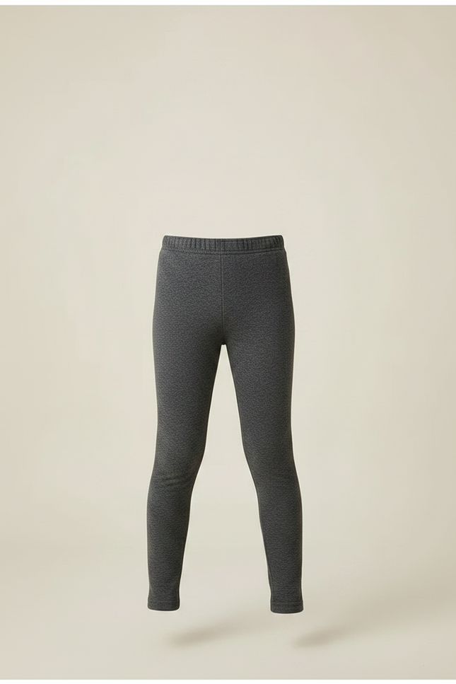 Pantalon Gris Élastique Slim Enfant Garçon Fille - Molleton - vue 3