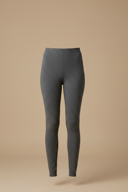 Pantalon Legging Gris - Maille - vue 3
