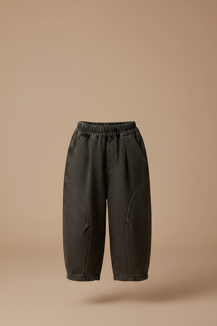 Pantalon Gris Ample Décontracté Confortable Garçon - Molleton - vue 3