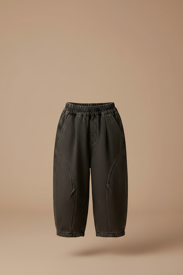 Pantalon Gris Ample Décontracté Confortable Garçon - Molleton - vue 3