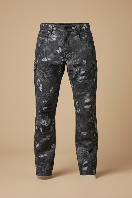 Pantalon Camouflage Homme Gris - Toile - vue 3