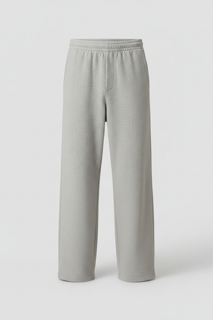 Pantalon Gris Ample Décontracté Sport Coton Homme - Molleton - vue 3