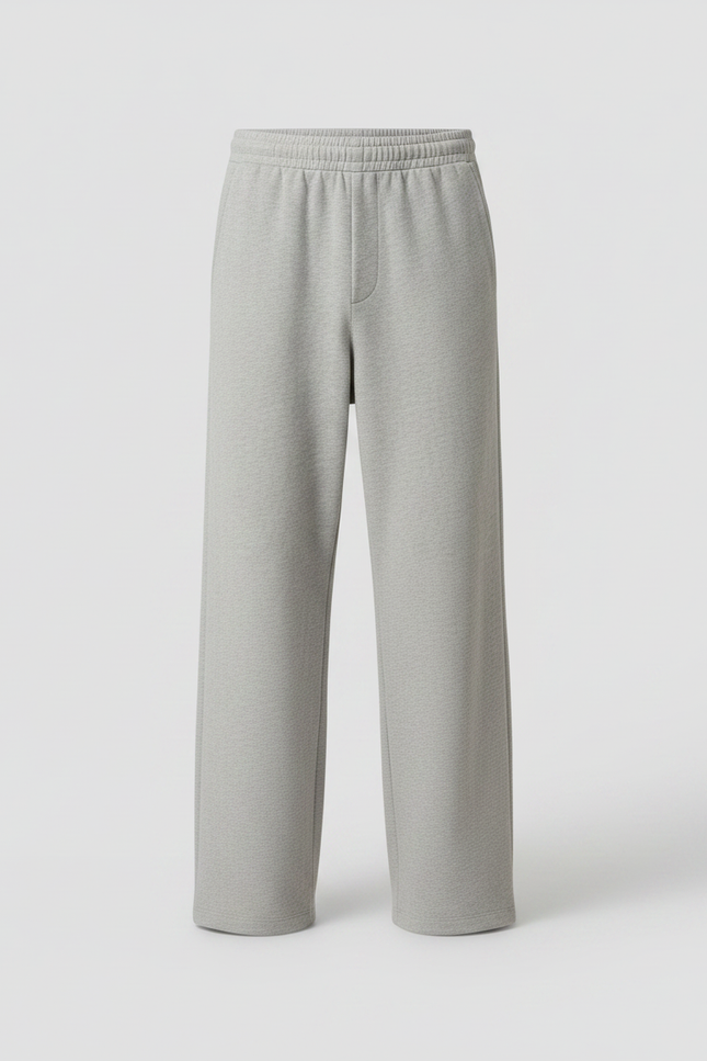 Pantalon Gris Ample Décontracté Sport Coton Homme - Molleton - vue 3