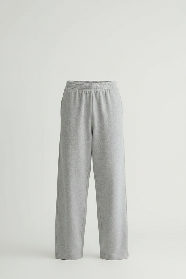 Pantalon Gris Ample Molletonné Confortable Décontracté Homme - vue 3
