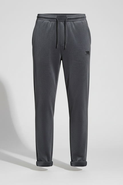 Pantalon Gris Molletonné Homme Décontracté Confortable - vue 3