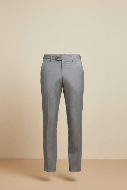 Pantalon Laine Gris Clair Homme - vue 3