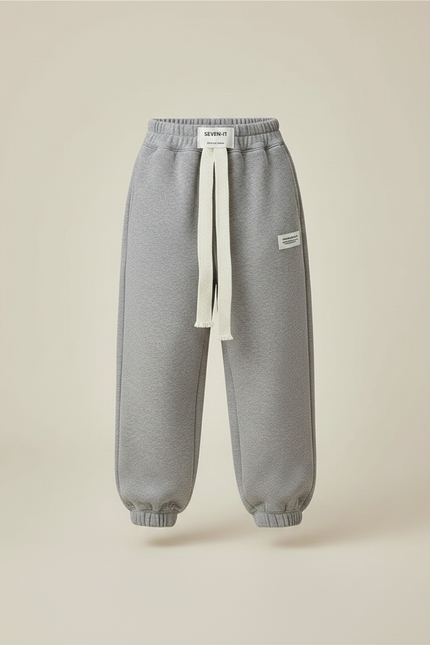 Pantalon Gris Molletonné Ample Sportif Garçon - vue 3