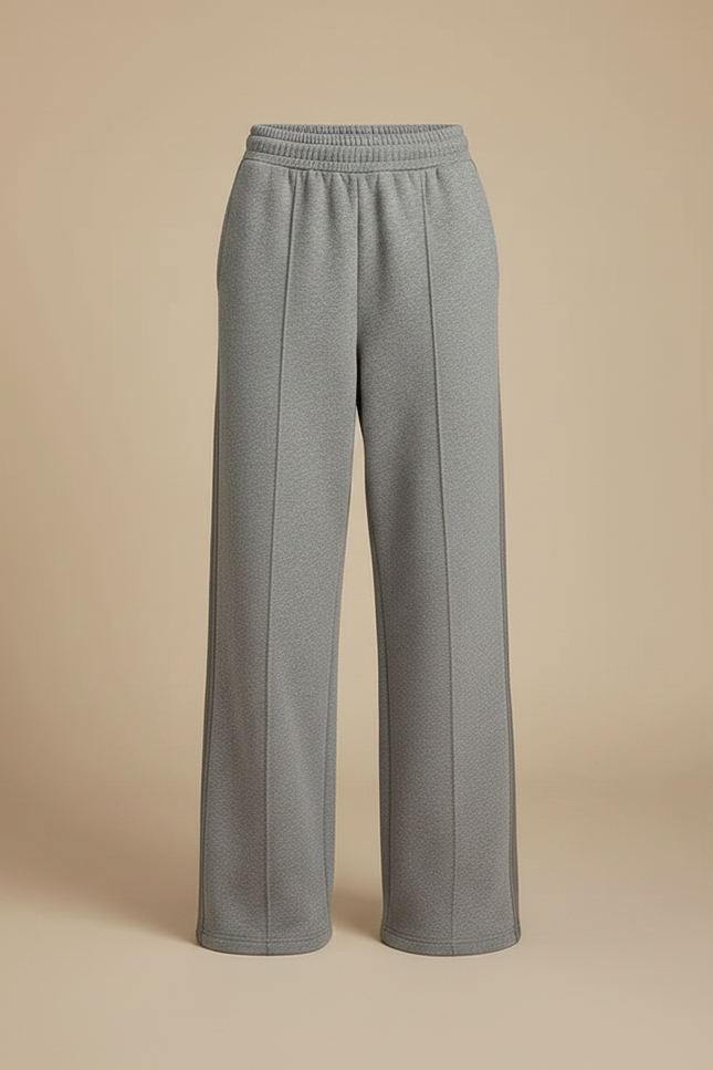 Pantalon Gris Perle - Molleton - vue 3