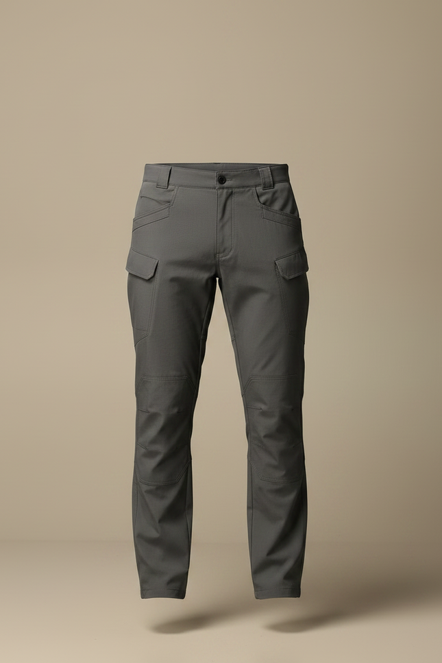 Pantalon Militaire Homme Gris - Polyester - vue 3
