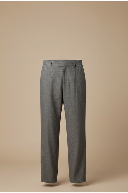 Pantalon Gris Laine Homme - vue 3