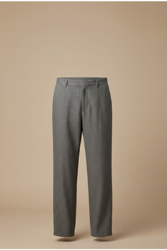 Pantalon Gris Laine Homme - vue 3